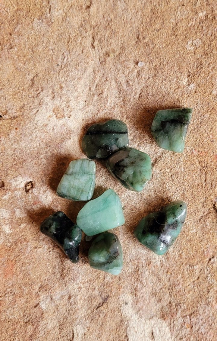 Emerald Polished Tumblestone Crystal