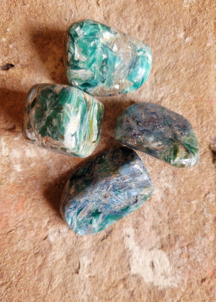 Kyanite Green Polished Tumblestone Crystal