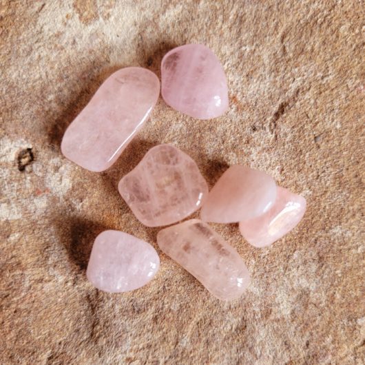 Morganite Polished Tumblestone Crystal Small