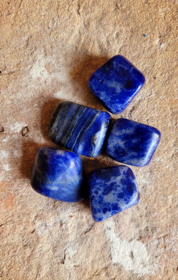 Sodalite Blue Polished Tumblestone Crystal