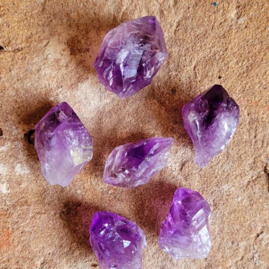 Amethyst Point Small Rough Natural