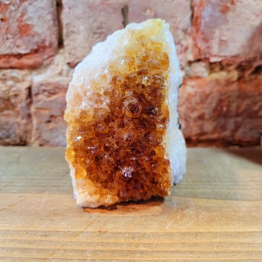 Citrine Heat Treated Natural Druze Cluster Large