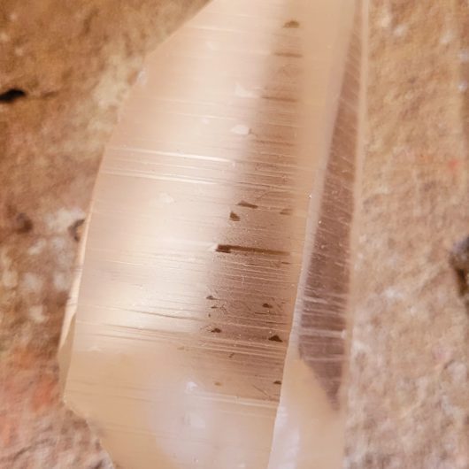 Lemurian Quartz Wand Single Point Crystal