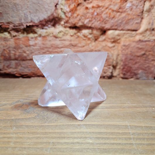 Quartz Polished Crystal Merkabah 50mm