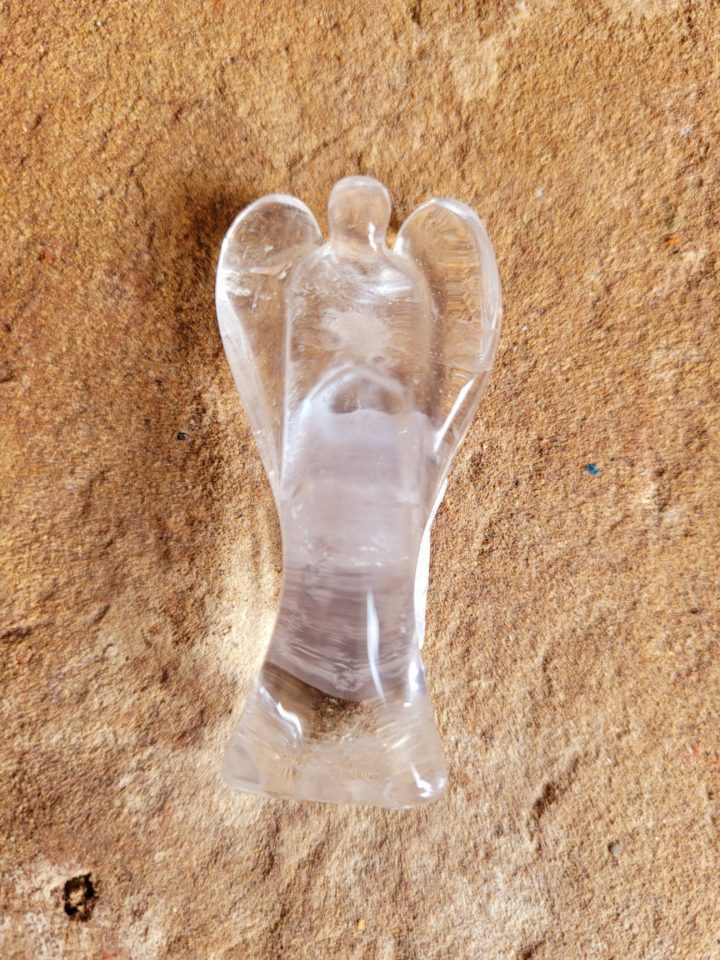 Quartz Angel Polished Crystal 2 Inch