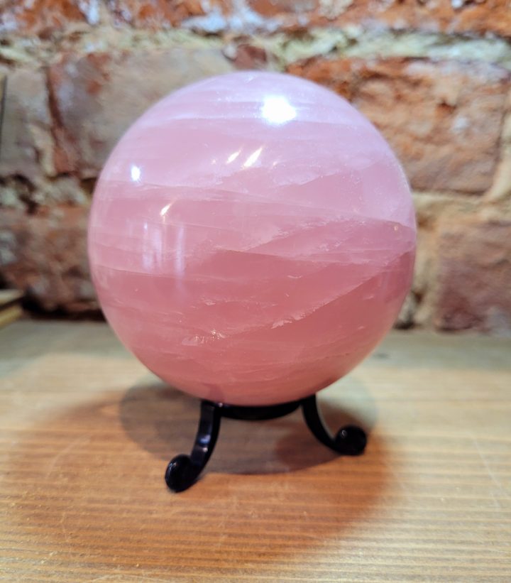 Rose Quartz Polished Sphere 100mm