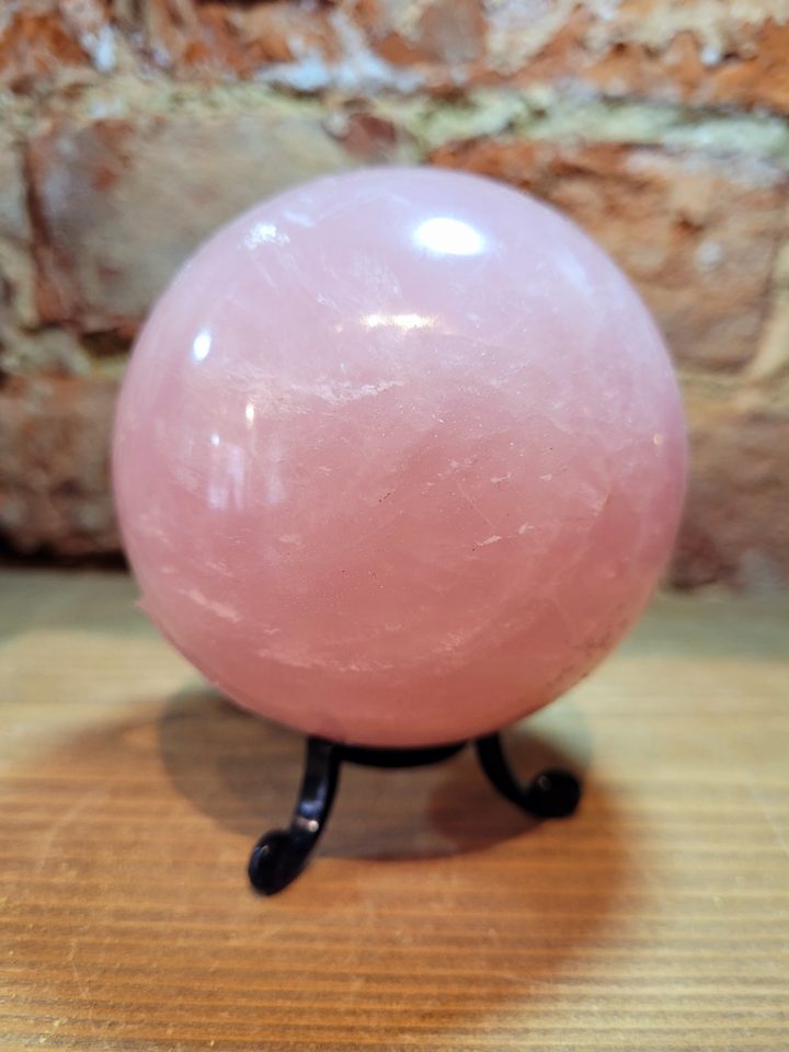 Rose Quartz Polished Sphere 100mm