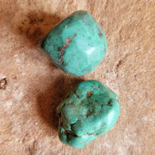 Tibet Turquoise Crystal Drilled