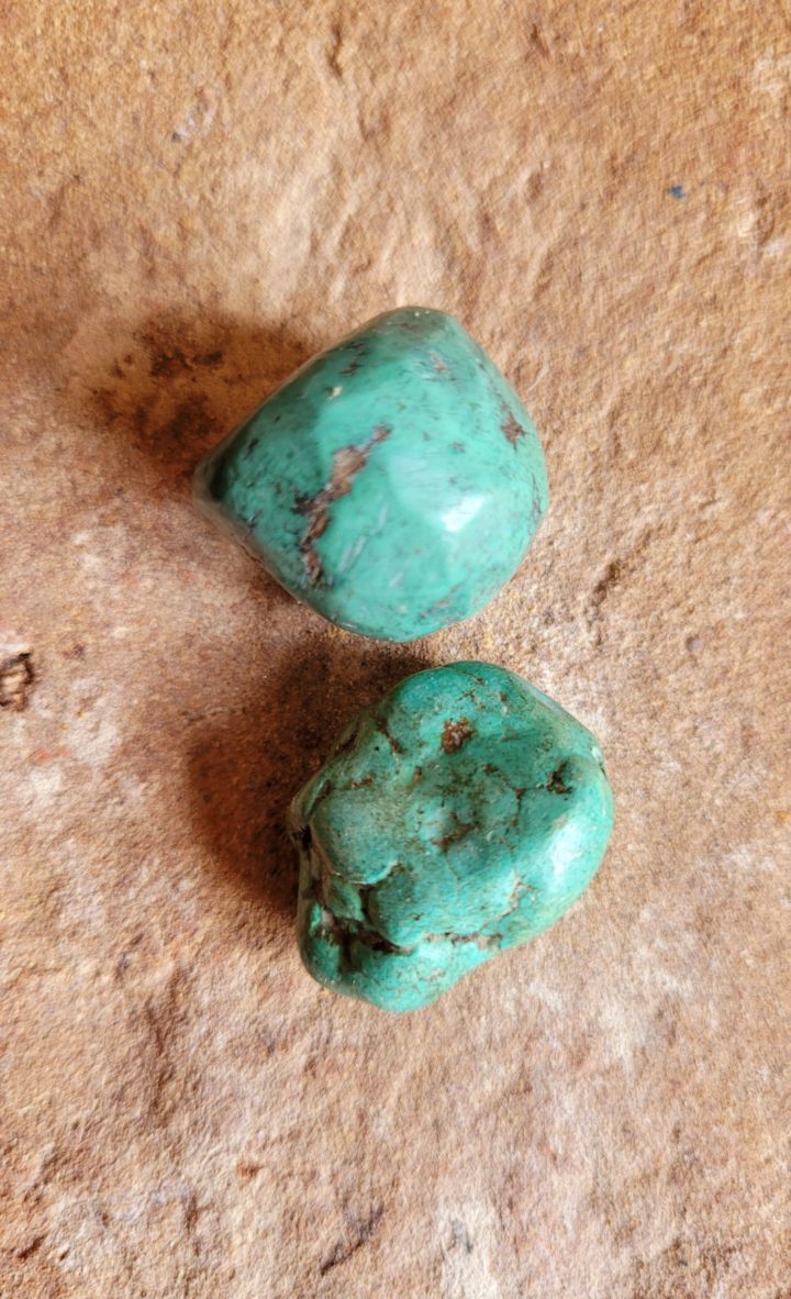 Tibet Turquoise Crystal Drilled