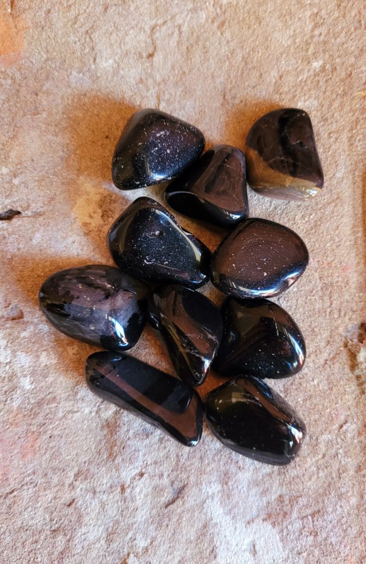 Onyx Black Polished Tumblestone Crystal