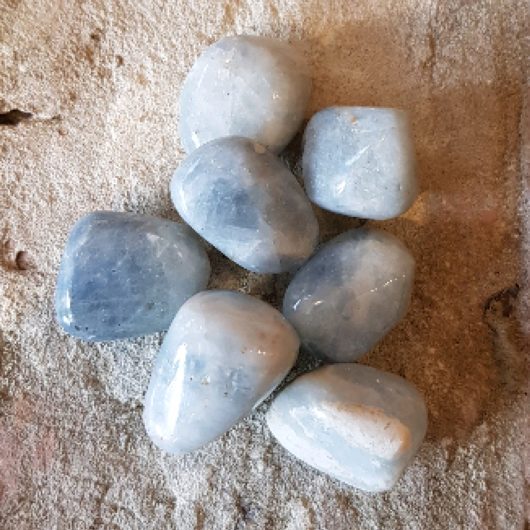 Calcite Blue Polished Tumblestone Crystal