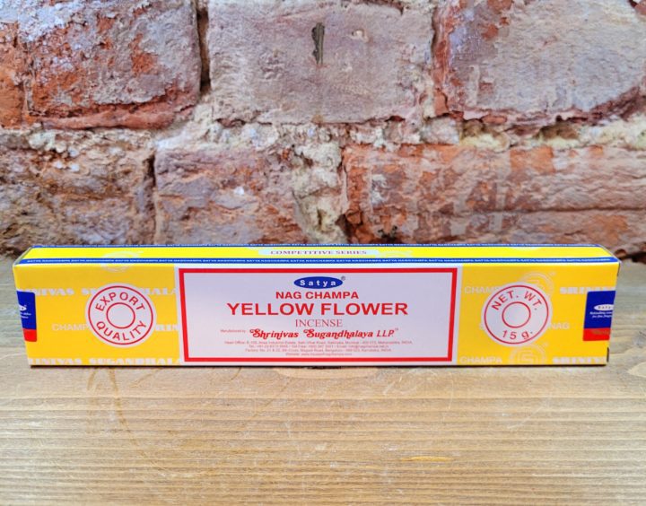 Satya Yellow Flower Incense Sticks