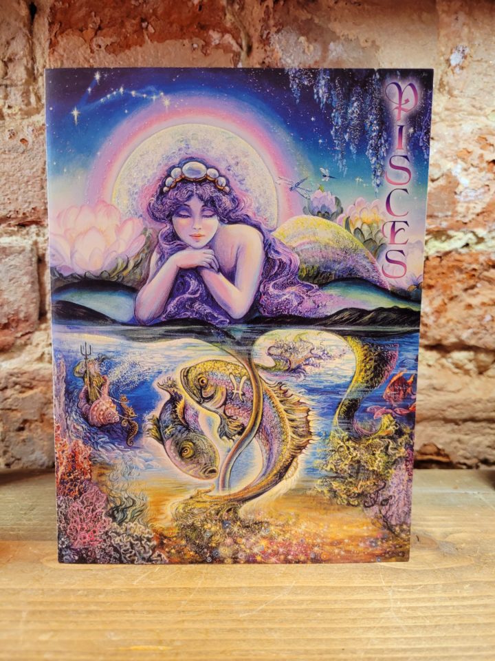 Josephine Wall Art Greeting Card Pisces