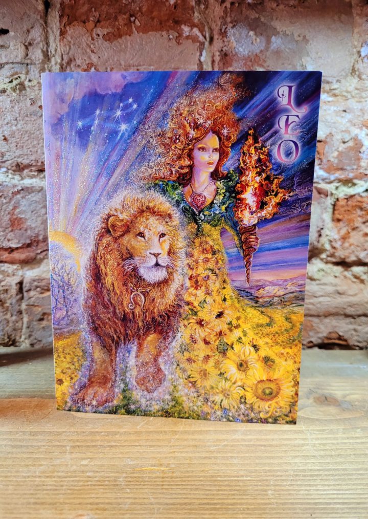 Josephine Wall Art Greeting Card Leo