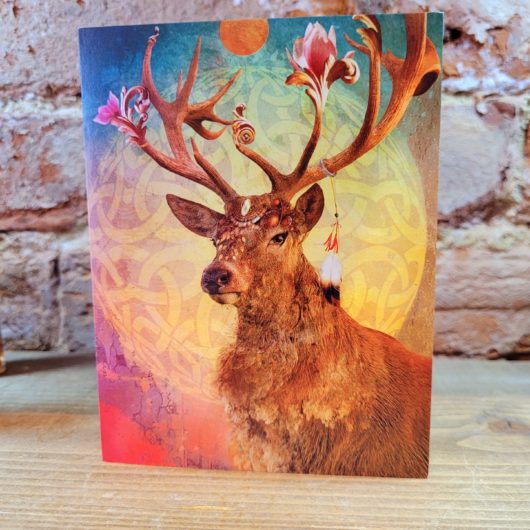 Wild Spirit Animal Greeting Card Stag