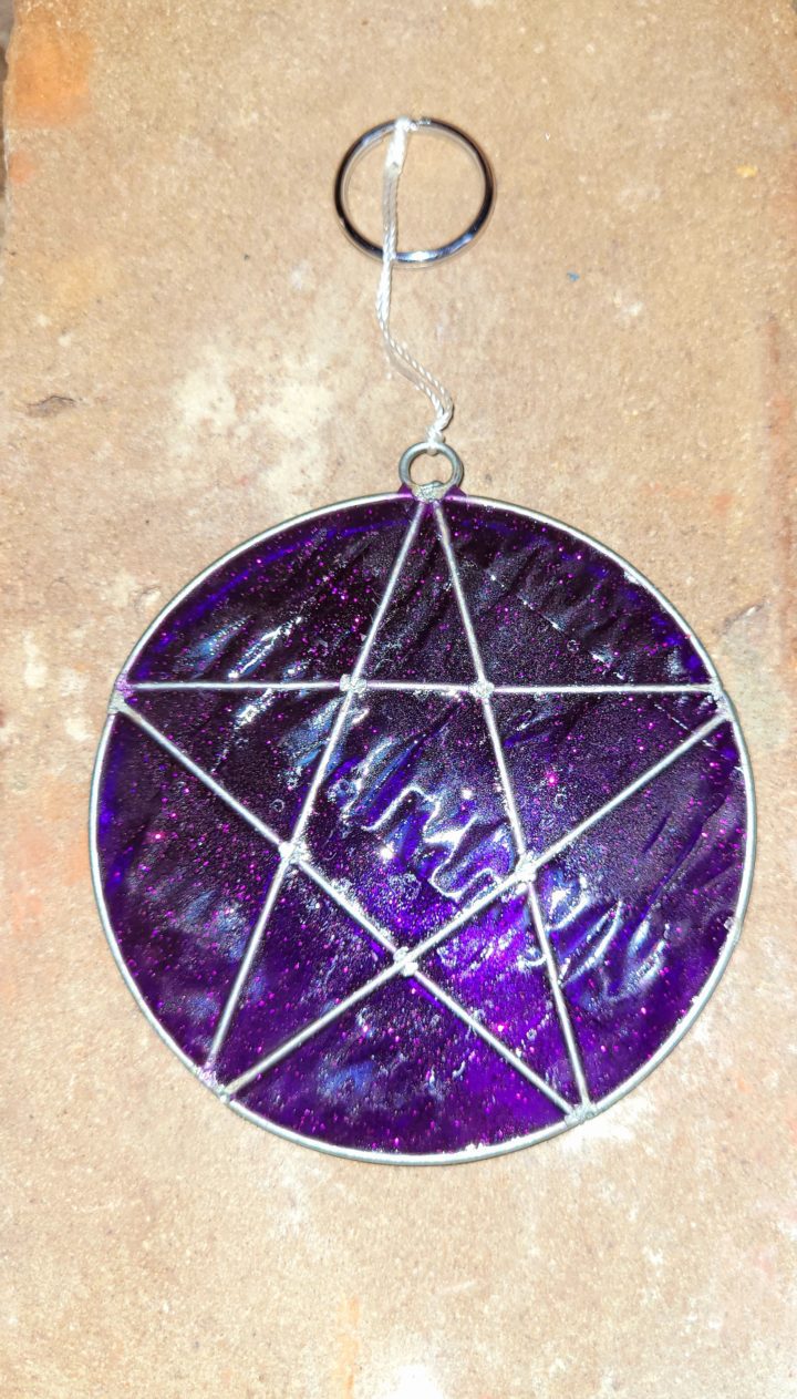 Mystical Pentagram Suncatcher