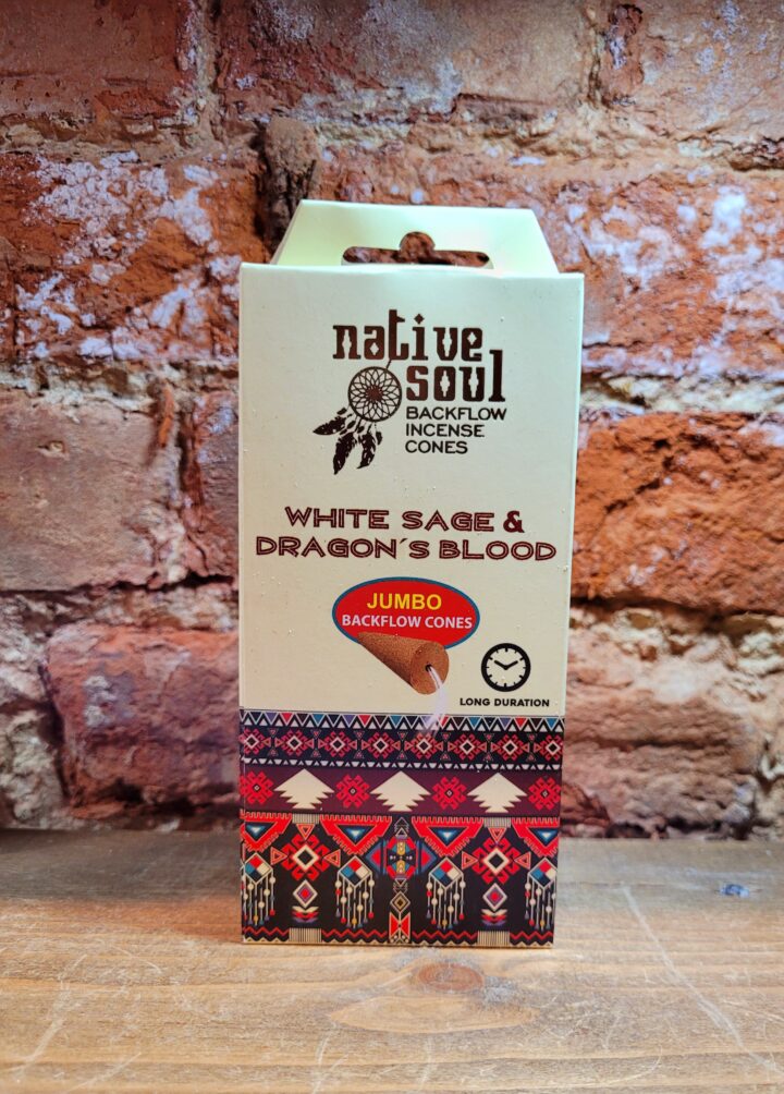 Native Soul White Sage & Dragons Blood Backflow Cones