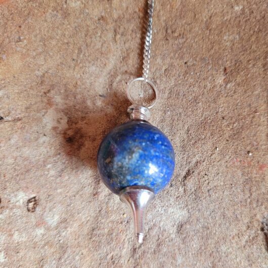 Lapiz Lazuli Sphere Crystal Pendulum